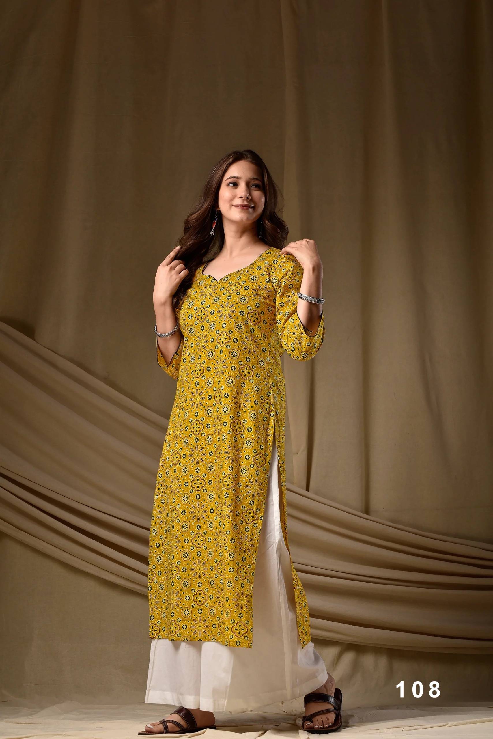 IRA Vol 1 By IRA fashion 101 To 109 Series Beautiful Festive Suits Colourful Cambric Cotton  Print Kurtis At Wholesale Price